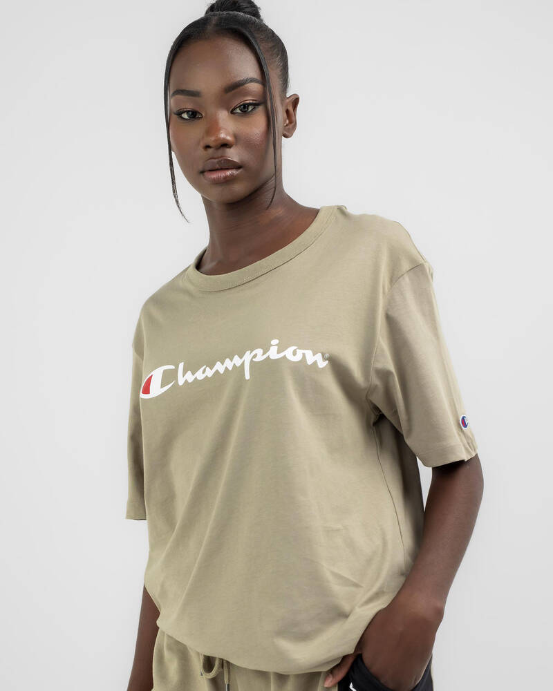 Champion Logo T-Shirt for Womens