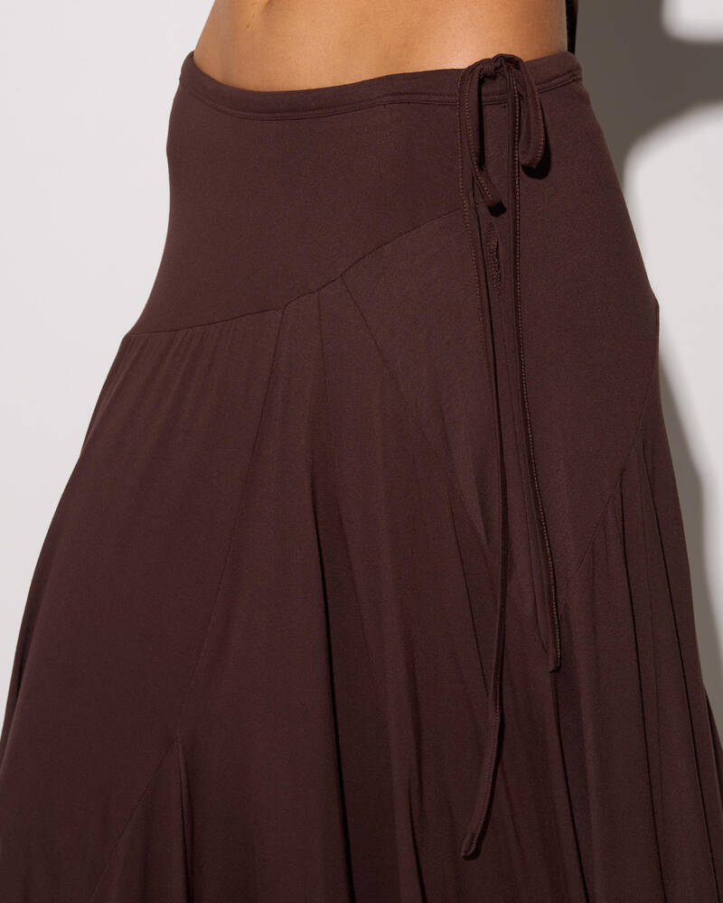 Du Soleil Heather Midi Skirt for Womens