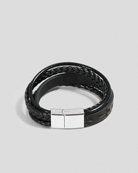 REPUBLIK Cross Cuff Multi Bracelet for Mens image number null