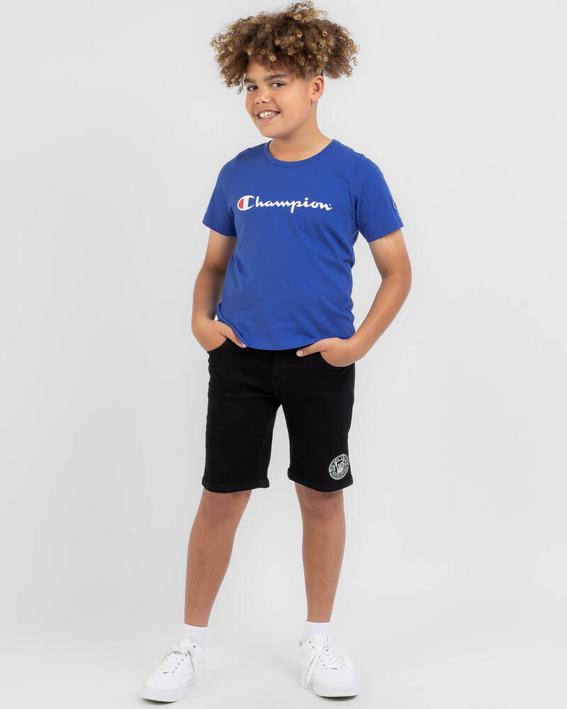 Champion Boys' Script T-Shirt for Mens