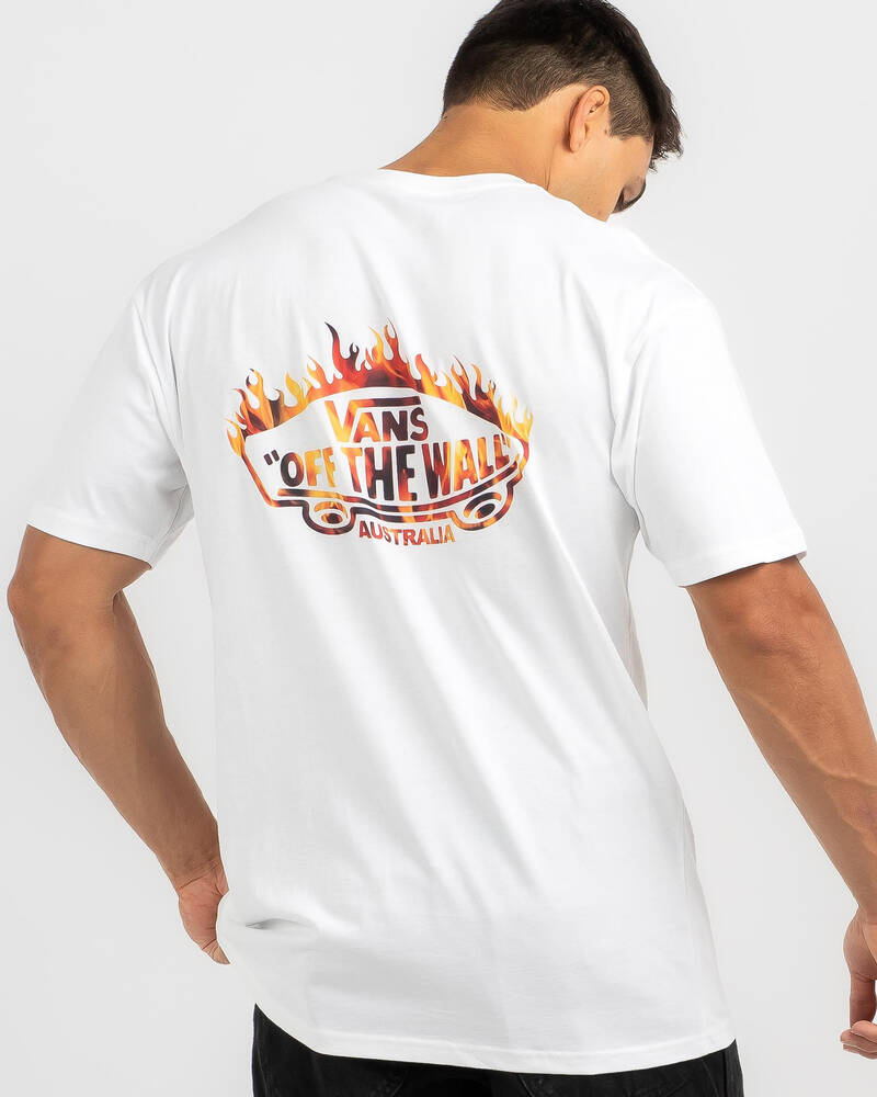 Vans Fire Logo T-Shirt for Mens