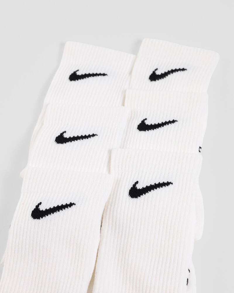 Nike Everyday Elevated Crew Socks 6 Pack for Mens