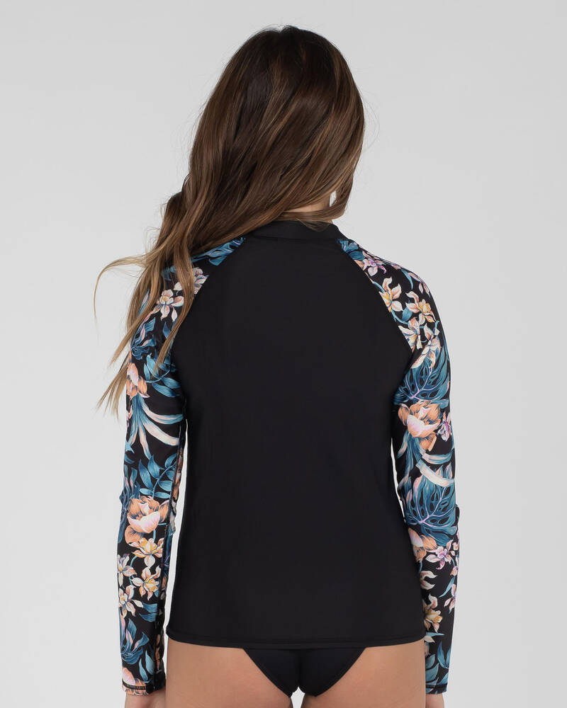 Billabong Girls' Free Spirit Long Sleeve Rash Vest for Womens