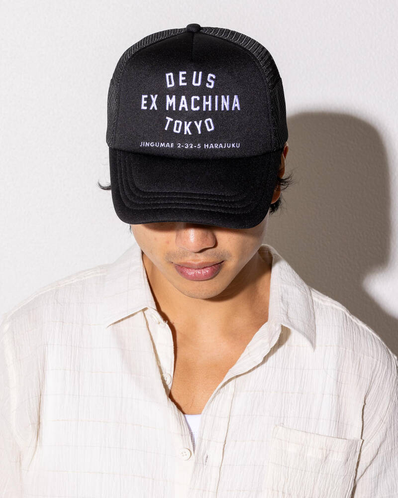 Deus Ex Machina Harajuku Address Trucker Cap for Mens