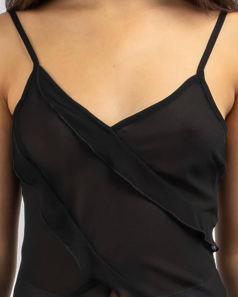Into Fashions Coniston Sheer Cami Top for Womens