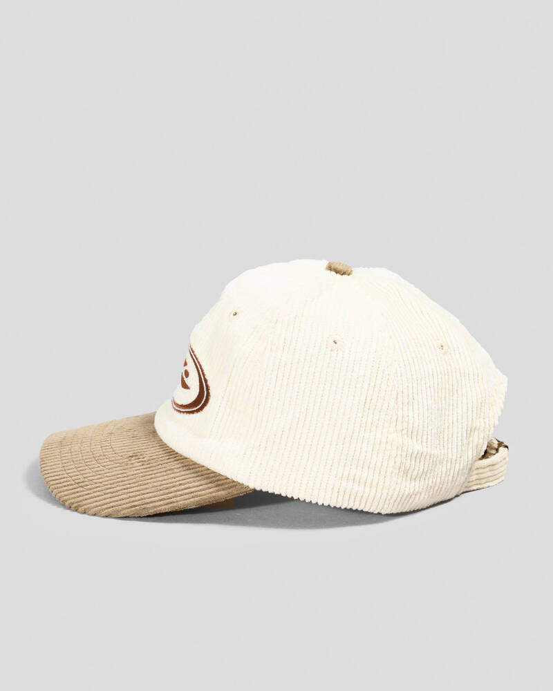 Rusty Orbit Cord Six Panel Cap for Mens