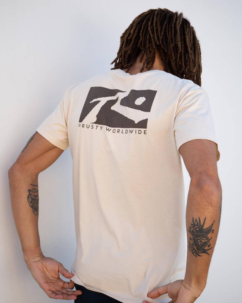 Rusty Boxed In T-Shirt for Mens image number null
