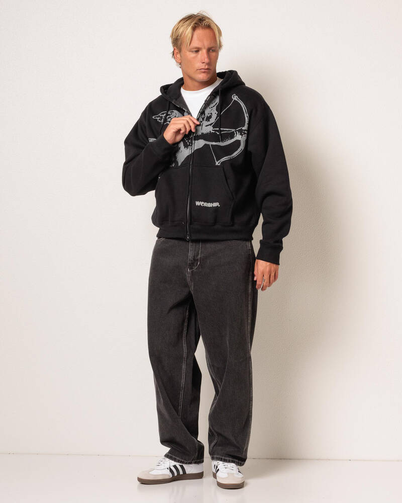 Worship Supplies Big Cherub Zip Hoodie for Mens