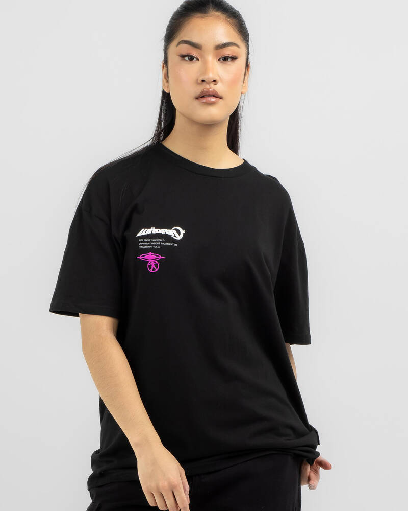 Wndrr Outta World Box Fit T-Shirt for Womens