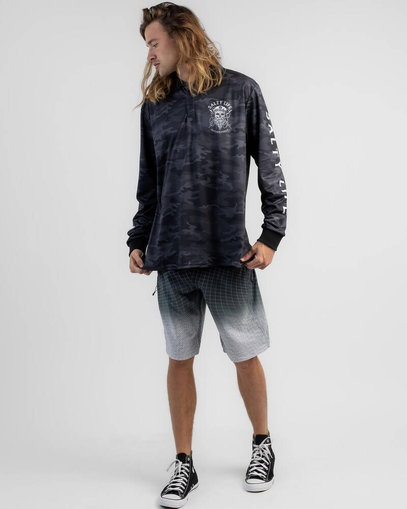 Salty Life Black Beard 3.0 Fishing Shirt for Mens