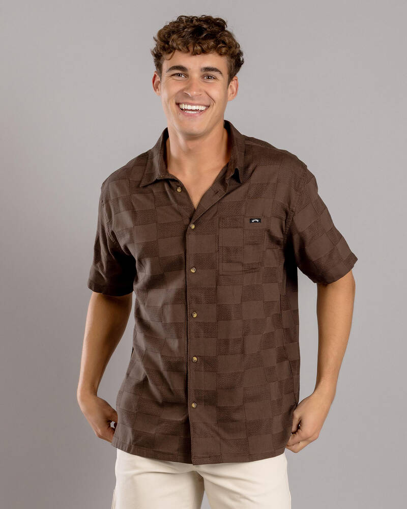 Billabong Sundays Jacquard Short Sleeve Shirt for Mens