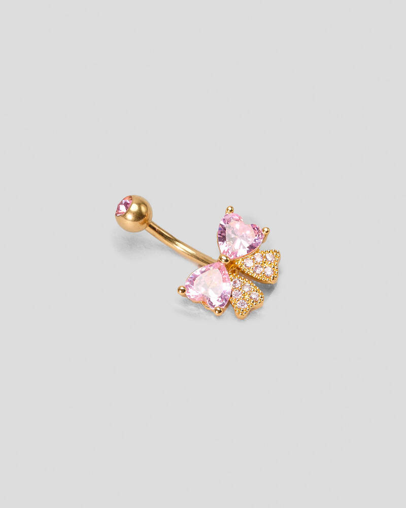 Karyn In LA Bow Belly Ring Pack for Womens