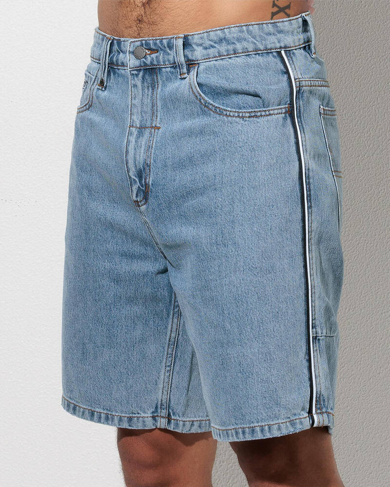Thrills Heavy Voltage Slacker Relaxed Denim Short for Mens