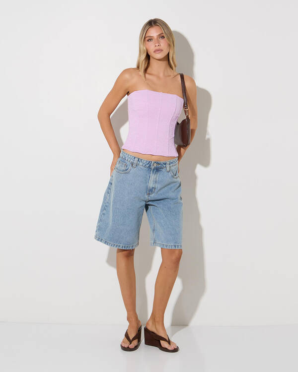 Ava And Ever Meli Lace Corset Top for Womens