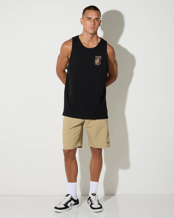 The Mad Hueys Plank Captain Singlet Tank for Mens