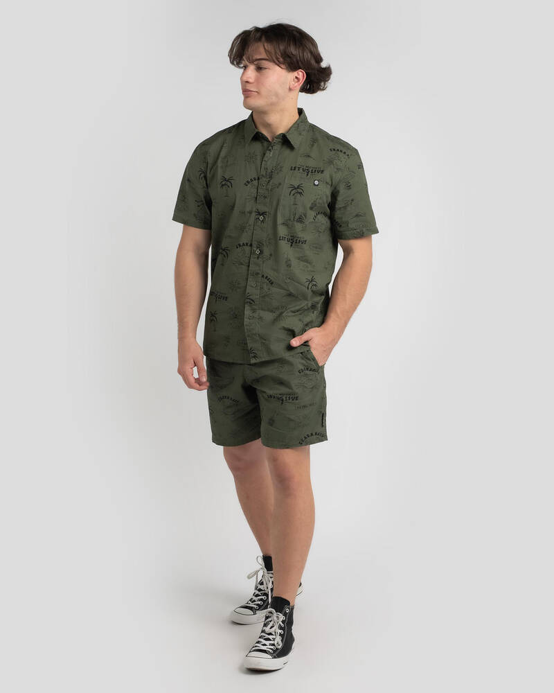 The Mad Hueys Let Us Live Short Sleeve Shirt for Mens