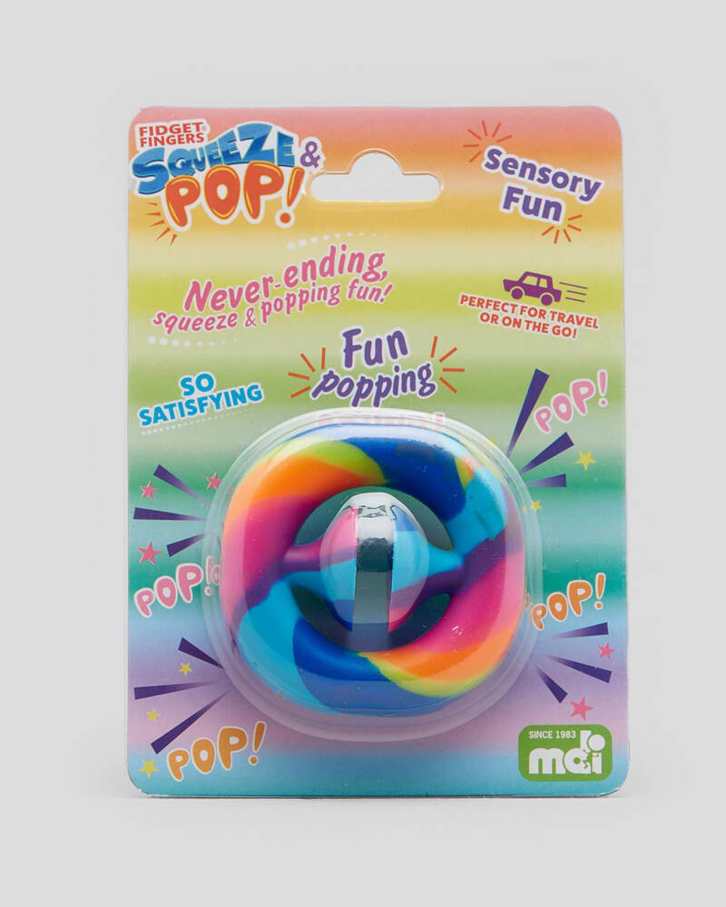 Get It Now Squeeze & Pop Rainbow Toy for Unisex