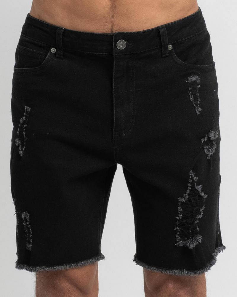 Lucid Expose Denim Shorts for Mens