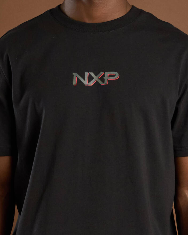 Nena & Pasadena Reverse Dual Curved T-Shirt for Mens