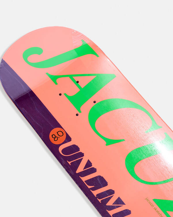 Jacuzzi Unlimited Flavor EX7 8.0" Skateboard Deck for Unisex