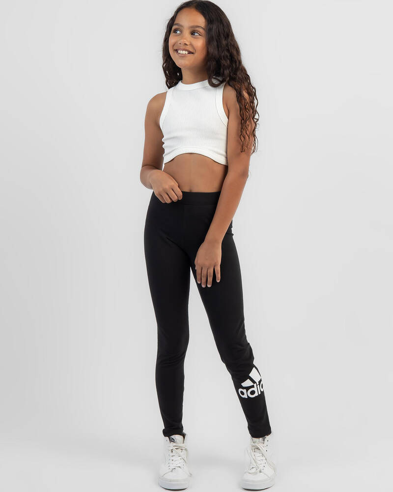 adidas Girls' Essentials Big Logo Leggings for Womens