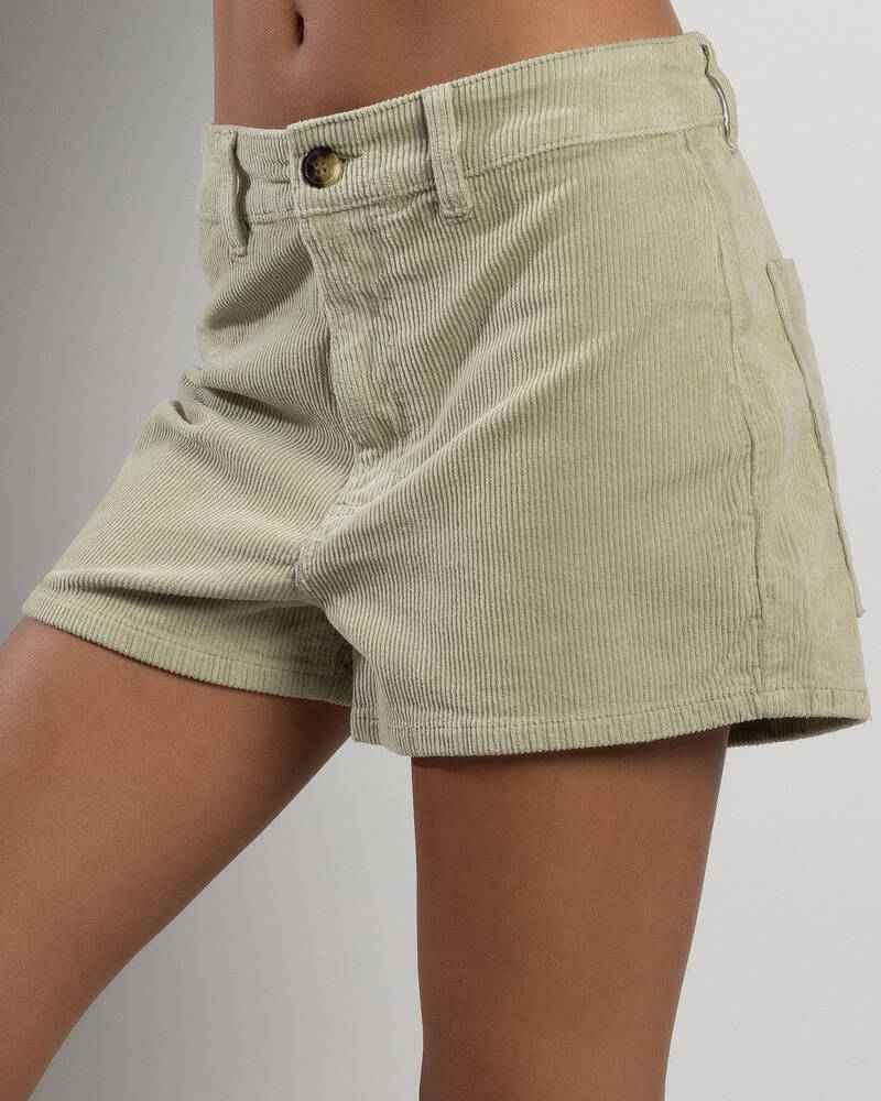 Billabong Free Fall Cord Shorts for Womens