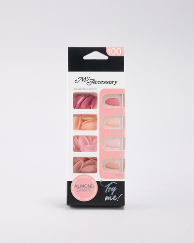 100 Natural Press On Nail Pack