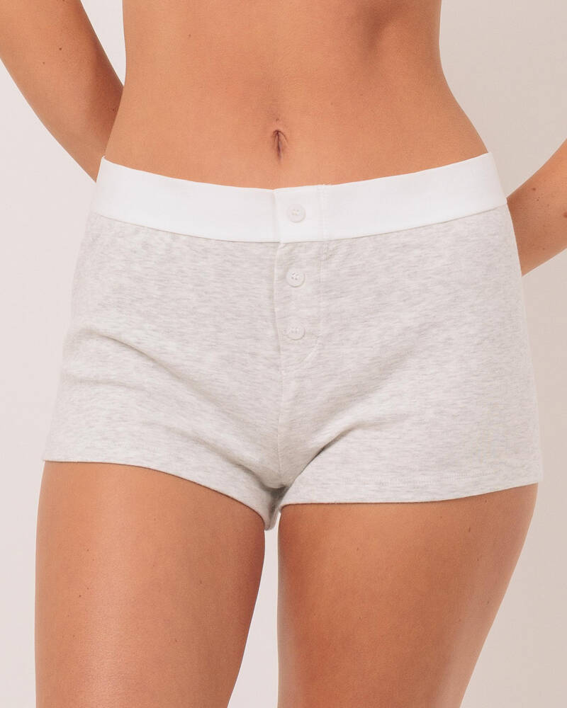 Malibu Lounge Kissing Booth Boyfriend Boxer Short for Womens