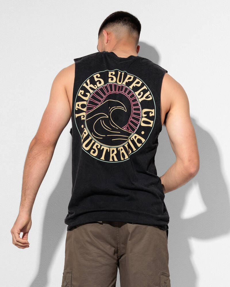 Jacks Retro Rays Muscle Tank for Mens