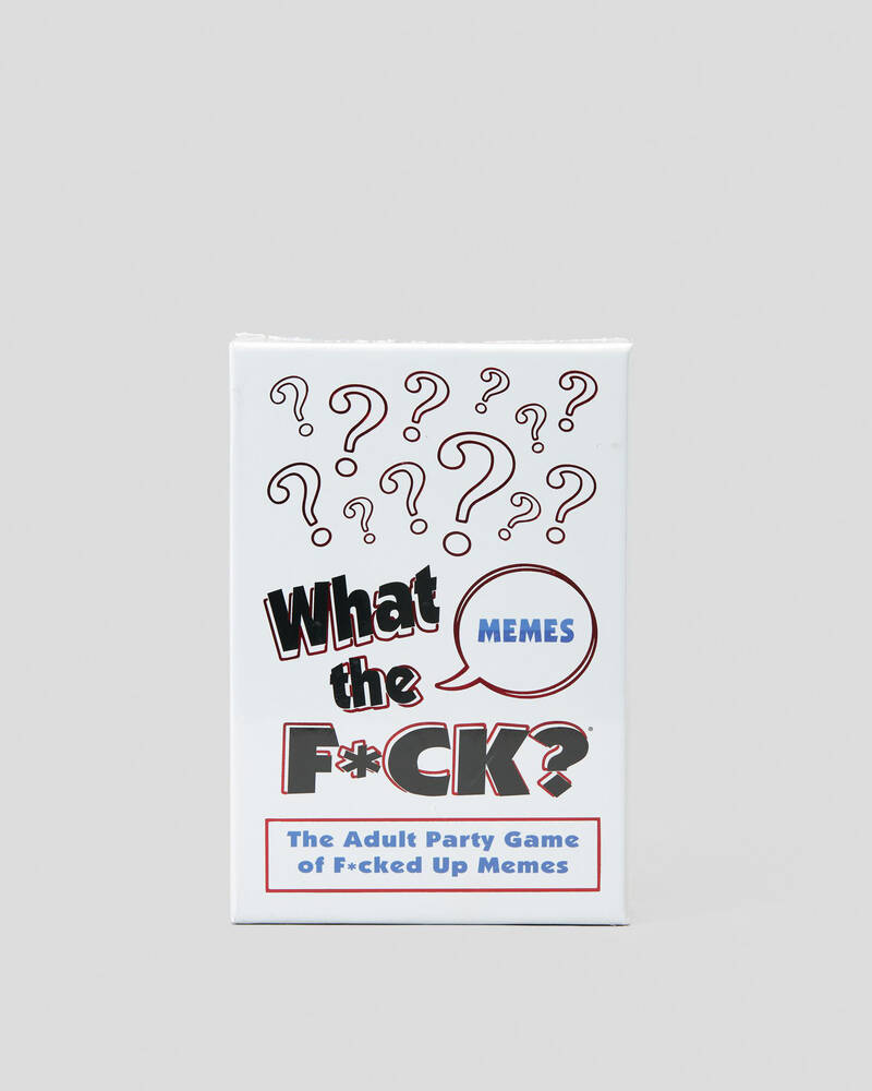 MDI What The F*ck Memes Card Game for Unisex