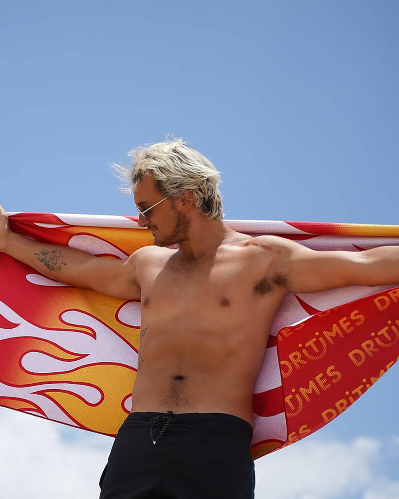 DRITIMES Flame Towel for Mens