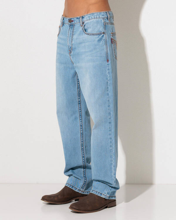 Ringers Western Granger Loose Straight Wide Jeans for Mens