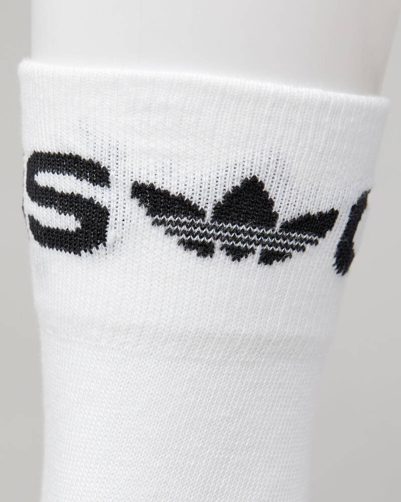 adidas Womens Fold Cuff Crew Sock Pack for Womens