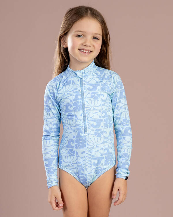 Rip Curl Toddlers' Oceanic Rib Long Sleeve Surfsuit for Womens
