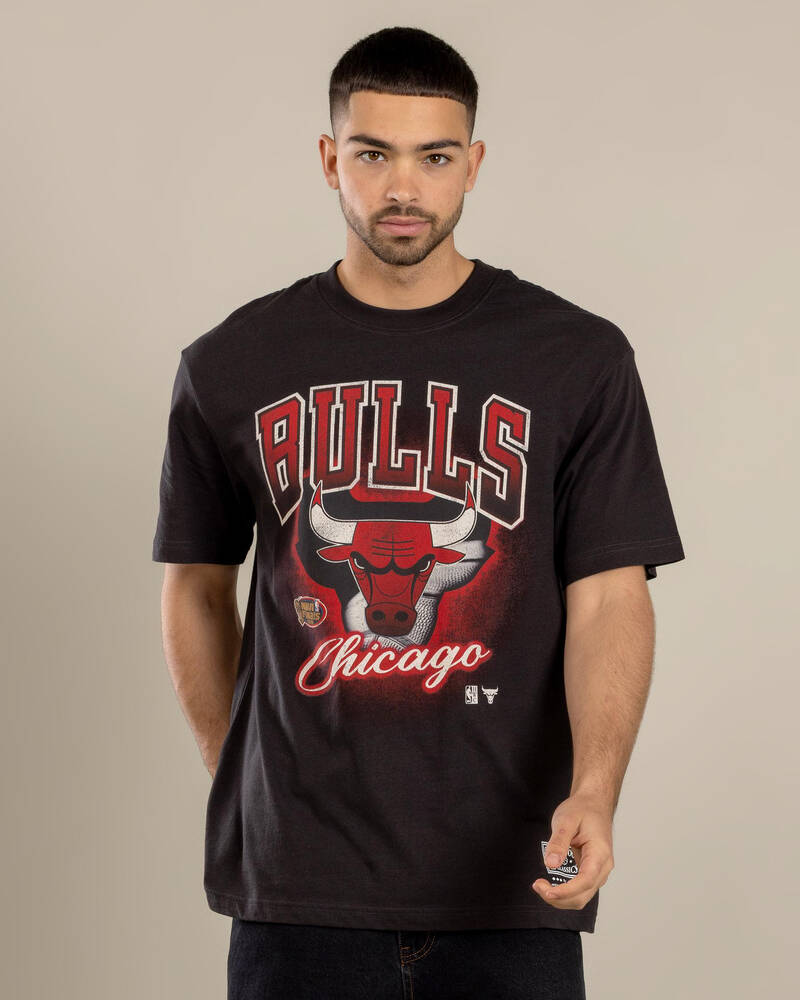 Mitchell & Ness Chicago Bulls Frame T-Shirt for Mens