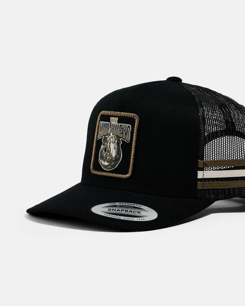 The Mad Hueys Scootin Shoey Twill Trucker Cap for Mens