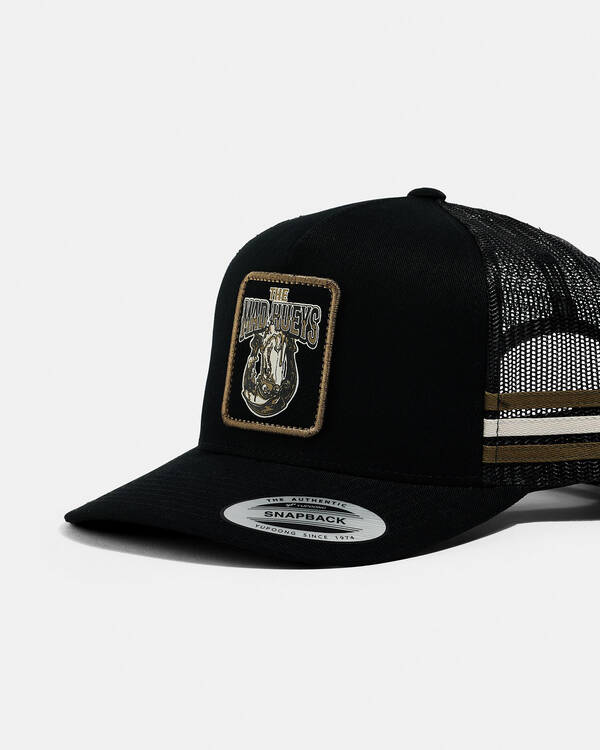 The Mad Hueys Scootin Shoey Twill Trucker Cap for Mens