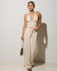 Mooloola Evie Hawaii Halter Top for Womens image number null