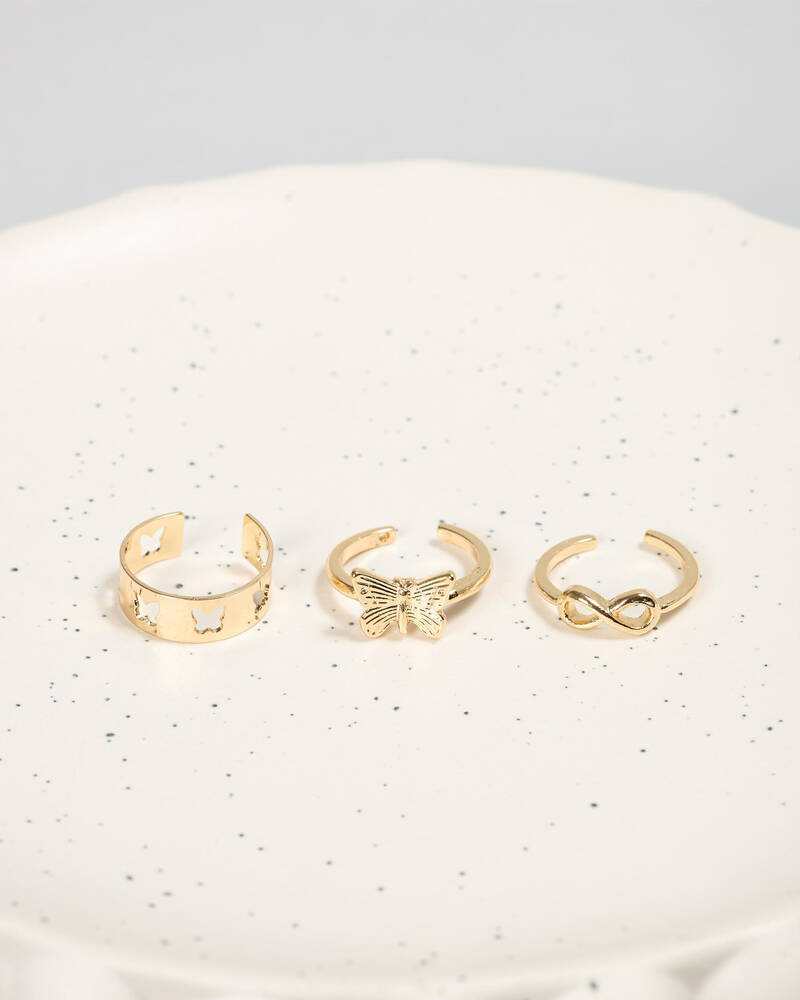 Karyn In LA Wendy Toe Ring Pack for Womens