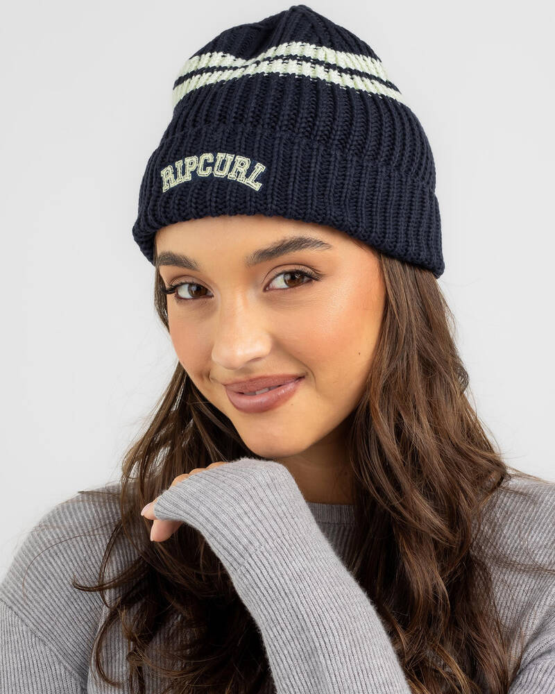 Rip Curl Mixed Revival Skull Beanie for Womens