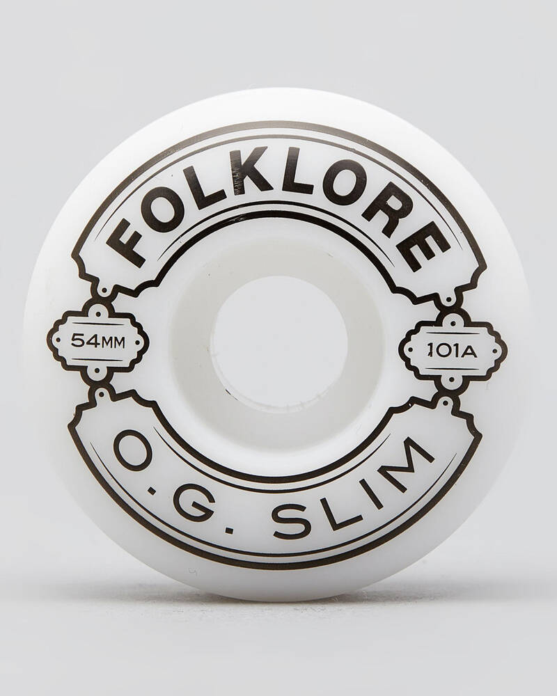 Folklore OG Slim 54mm Skateboard Wheels for Unisex