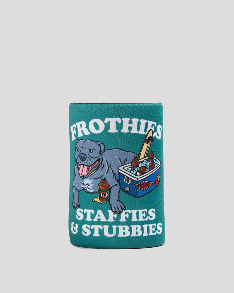 Frothies Staffies & Stubbies Stubby Cooler for Mens