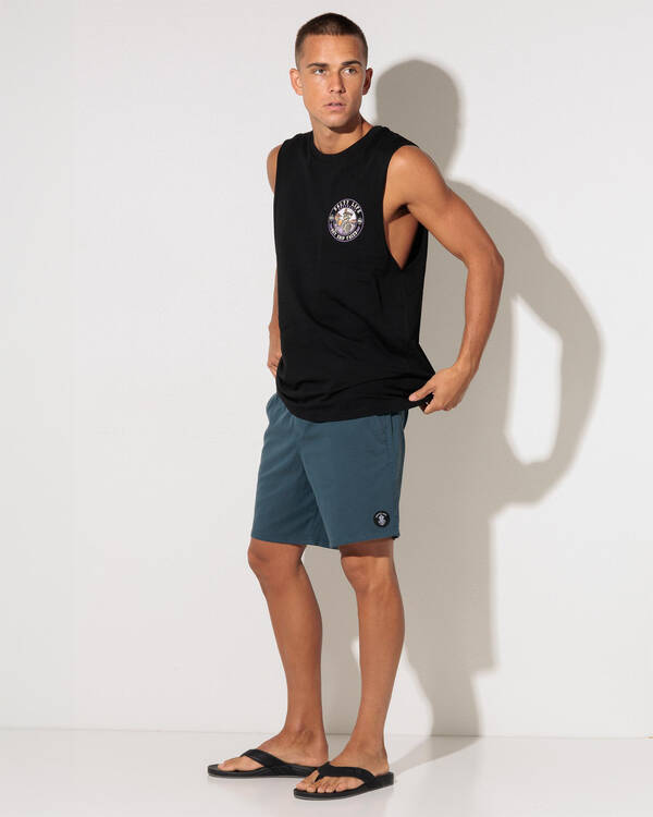 Salty Life Vision Elastic Waist Shorts for Mens