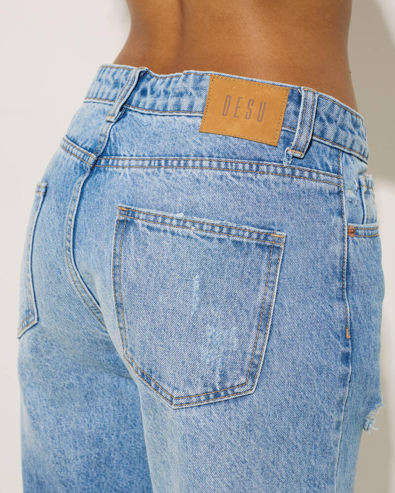 DESU Rhode Straight Leg Jeans for Womens