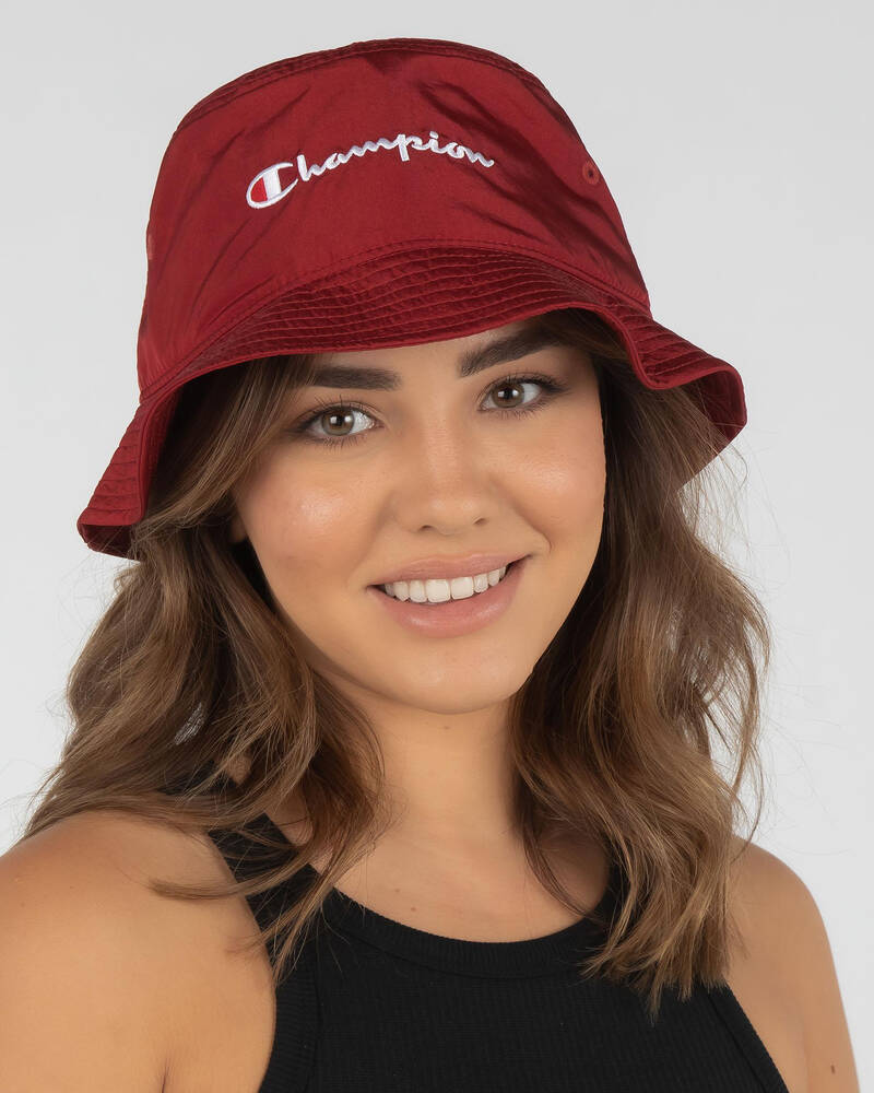 Champion Logo Bucket Hat for Womens