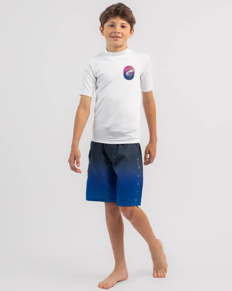 Salty Life Boys' Cheers Short Sleeve Rash Vest for Mens image number null