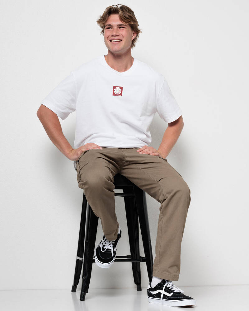 Element Square Logo T-Shirt for Mens