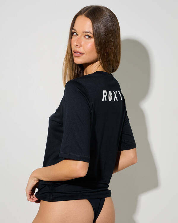 Roxy Happy Waves Short Sleeve Rash Vest for Womens