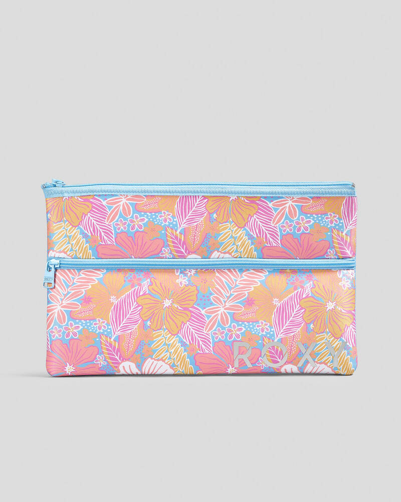 Roxy White Shoulder XL Pencil Case for Womens