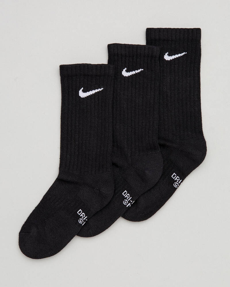 Nike Kids' Performance Cushioned Crew Socks 3 Pack for Mens